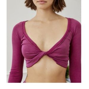 Urban Outfitters cropped twist shirt